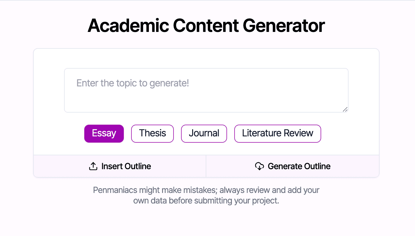 Academic Writing Demo